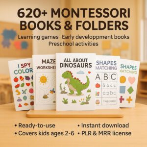 35,500+ Kids Worksheets Coloring Pages Educational Printables Bundle.PLR MRR Resell Rights