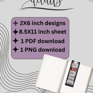 Thriller, Psychological Thriller Bookmark.(PLR_MRR).