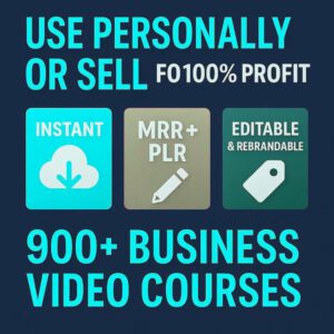 1000+ Business Courses Bundle PLR MRR .