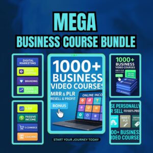 1000+ Business Courses Bundle PLR MRR .