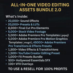 75M+ Digital Products Mega Bundle: PLR MRR, Ebooks, Templates (Instant Download).