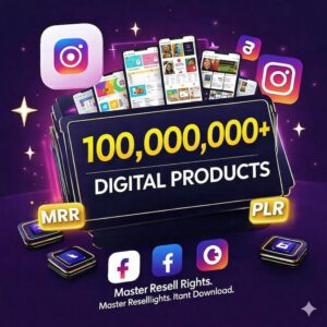 100 Million Digital Products PLR Bundle (plr_mrr).