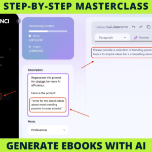 New Generate a complete eBook with AI.(PLR_MRR).