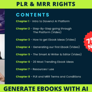 New Generate a complete eBook with AI.(PLR_MRR).