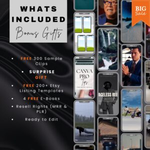 Male Fitness Reels: 660+ Bundle with Master Resell Rights.(plr_mrr).