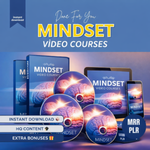 70+ Mindset Plr Video Courses plr Bundle With Resell Rights.