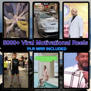 5000+ Motivational Reels PLR MRR.