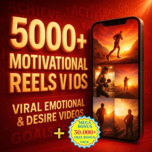 5000+ Motivational Reels PLR MRR.