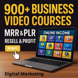 900+ Video Courses | PLR Digital Products Bundle .