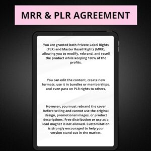 100 Million Digital Products PLR Bundle (plr_mrr).