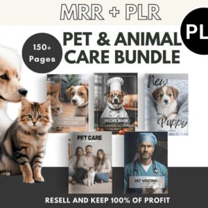 Pet Care Planner Bundle | PLR MRR (Digital Download).