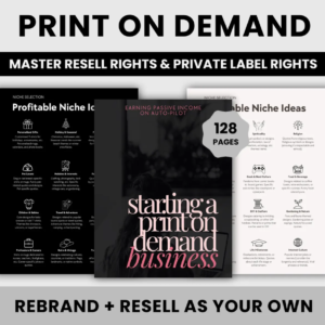 Print On Demand Business Guide.(PLR_MRR).