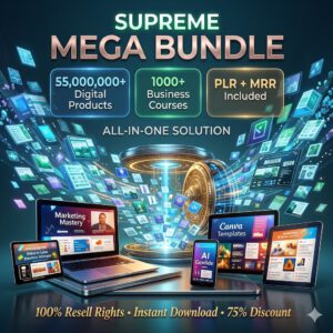 55 Million+ PLR & MRR Mega Bundle + 1000+ Business Courses .