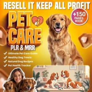 Pet Care Planner Bundle | PLR MRR (Digital Download).