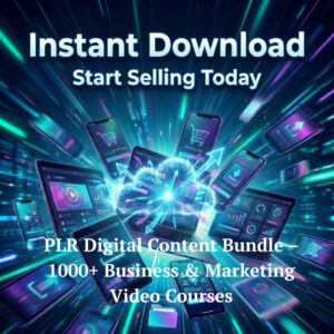 900+ Business Video Courses Bundle Online Training Library PLR MRR Resell Rights.