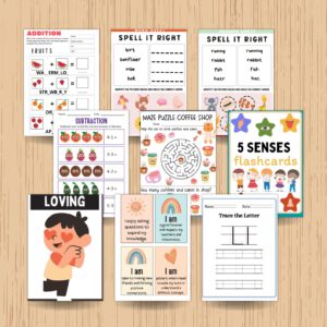 35500 Educational Kids Resources Bundle PLR MRR resell right.